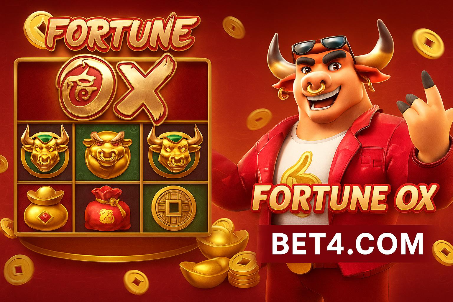 Fortune Ox no BET4.COM - Aposte Agora e Reivindique Seus Ganhos