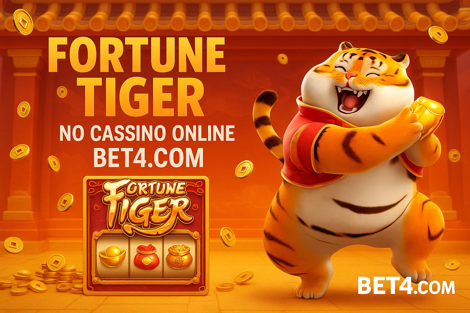Fortune Tiger é um jogo imperdível no BET4.COM Casino