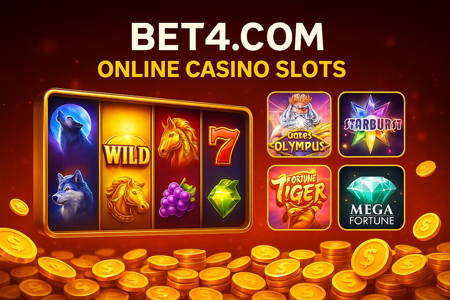 Jogos de Slot no Casino Online BET4.COM