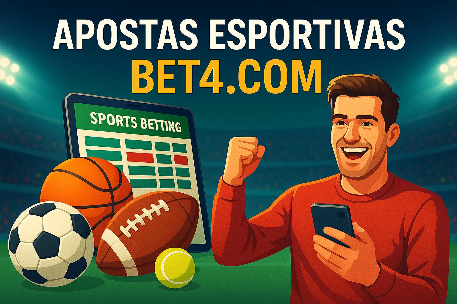 Apostas esportivas no cassino online BET4.COM