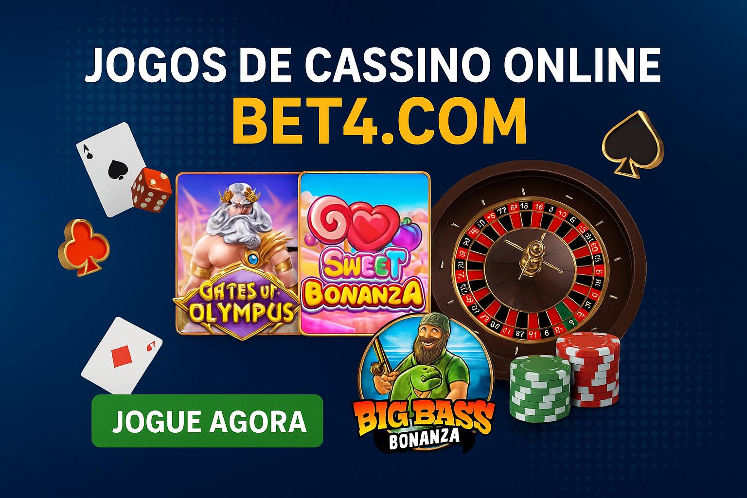 Jogos de cassino online inovadores e emocionantes na BET4.COM